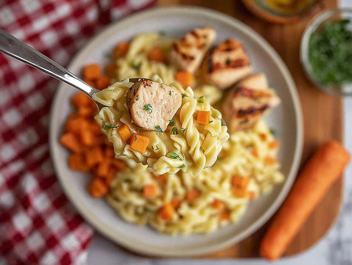 Tasty Chicken Pot Pie Orzo - Homefoodkitchen