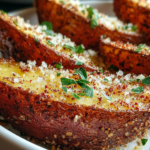 Baked Garlic Parmesan Potato Wedges