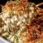 Comforting French Onion Chicken Rice Bake Your Family Will Love