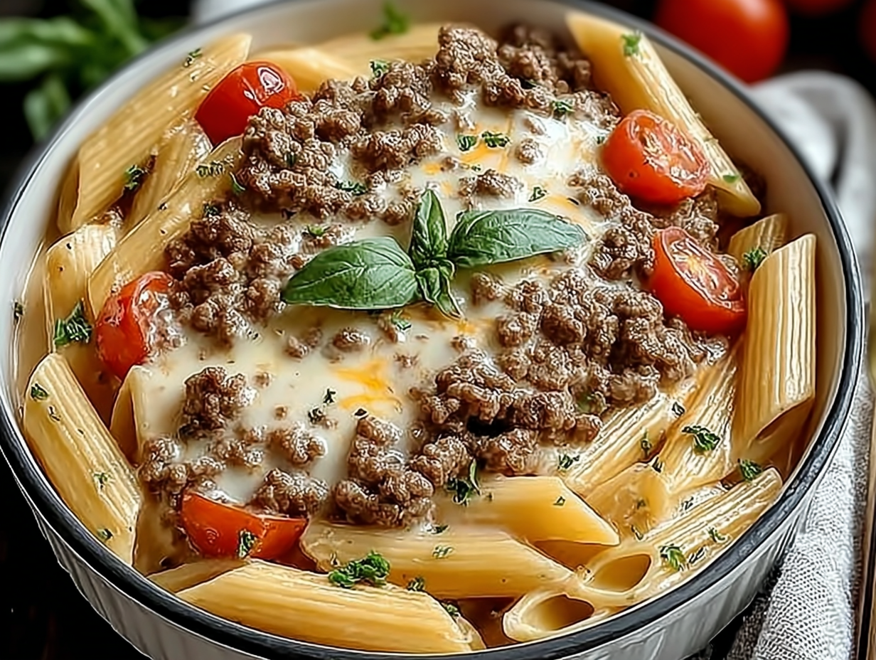 Creamy Rotel Pasta with Ground Beef: A Must-Try Recipe!