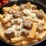 Creamy Sausage Rigatoni