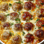 Dump-and-Bake Meatball Casserole