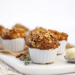 Healthy Banana Oatmeal Muffins