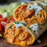 High Protein Cheesy Buffalo Chicken