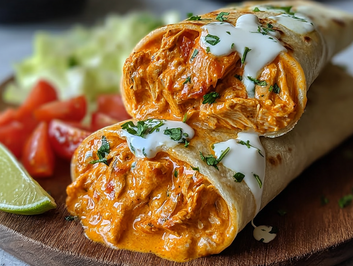 High Protein Cheesy Buffalo Chicken