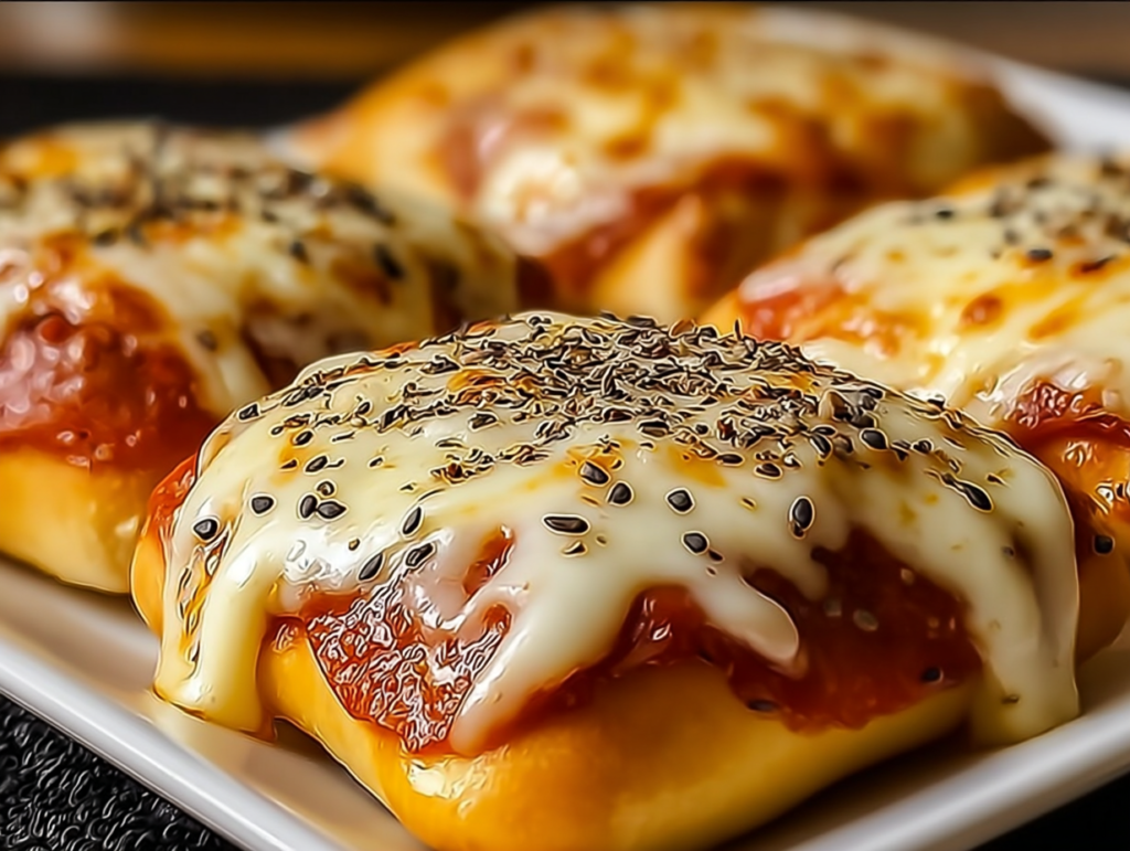 Homemade Easy Cheesy Pizza Pockets