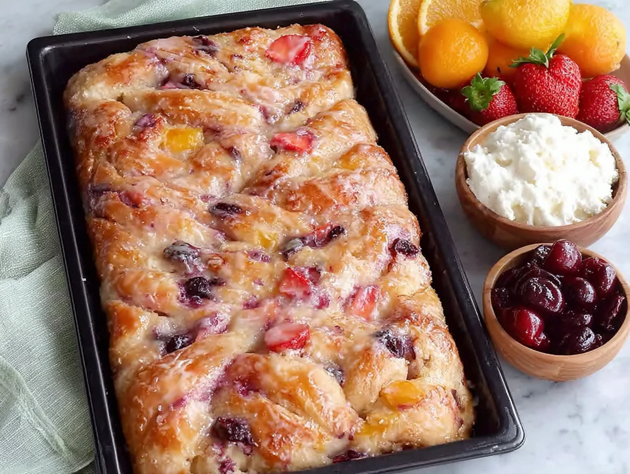 Homemade Jam Donut Focaccia
