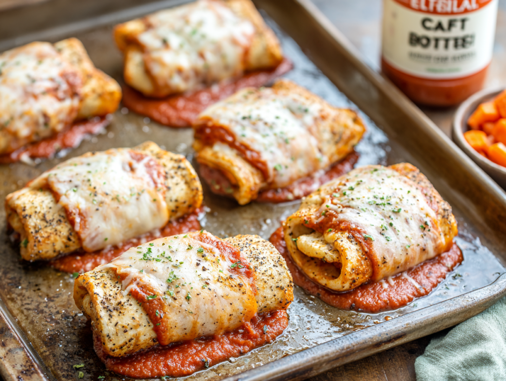 Low-Calorie Pizza Rolls (3-Ingredient Hack!)