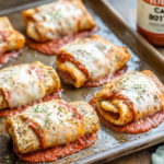 Low-Calorie Pizza Rolls (3-Ingredient Hack!)