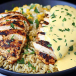 Mexican Chicken with Cheese Sauce