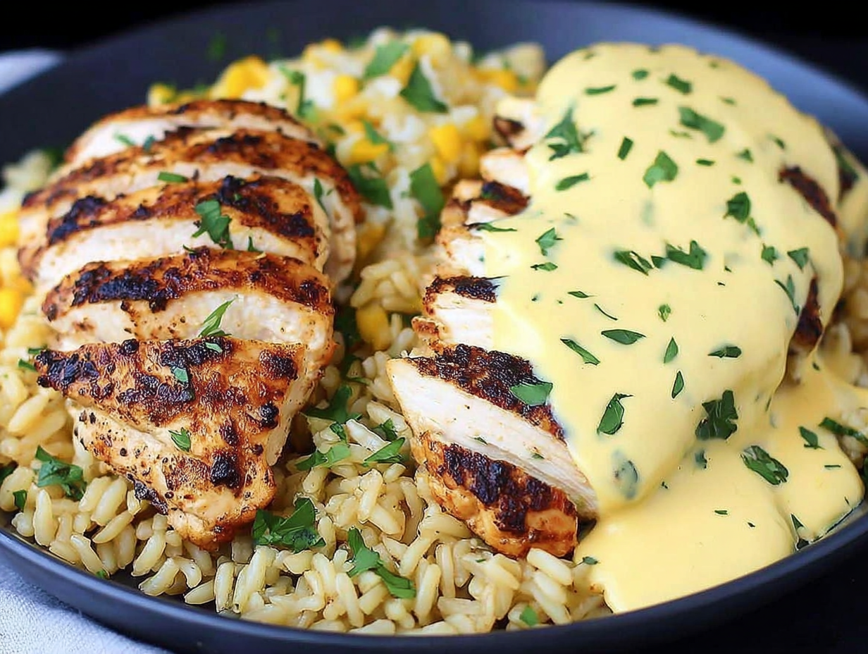 Mexican Chicken with Cheese Sauce