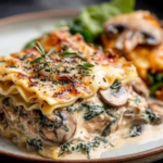 Mushroom And Spinach Lasagna Recipe