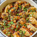 One Pan Dumpling Dinner