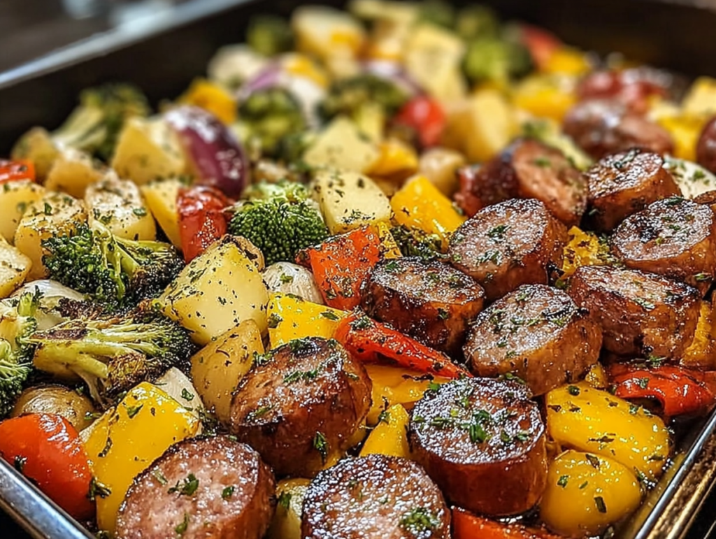 Sheet Pan Sausage and Veggies: A Simple Delight!