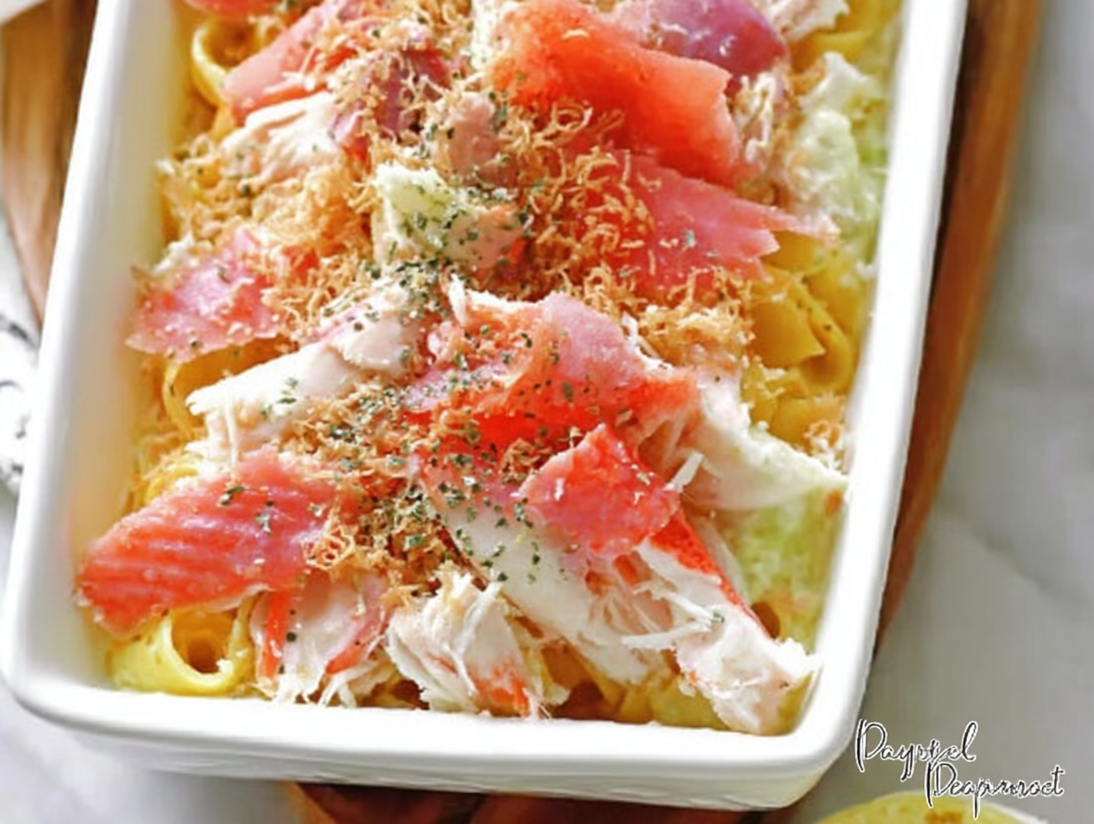 Easy Crab Rangoon Casserole
