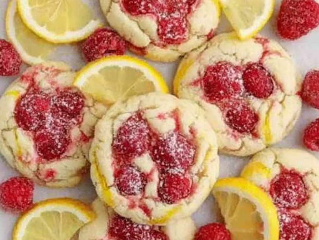 Lemon Raspberry Cookies