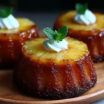 Pineapple Mascarpone Upside-Down Mini Cakes