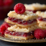 Raspberry Almond Shortbread Bars