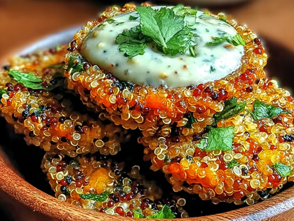 Secretly Healthy Crunchy Quinoa Patties