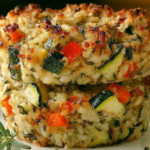 Zucchini Rice Stuffing Casserole
