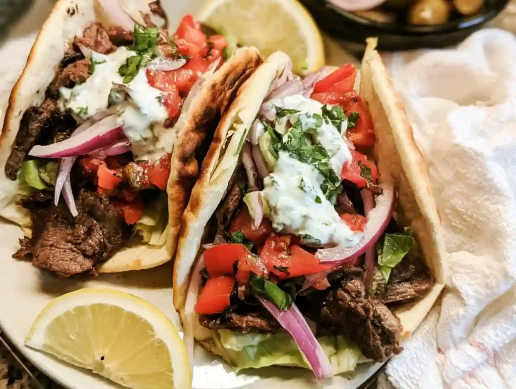 Beef gyro sandwich recipe