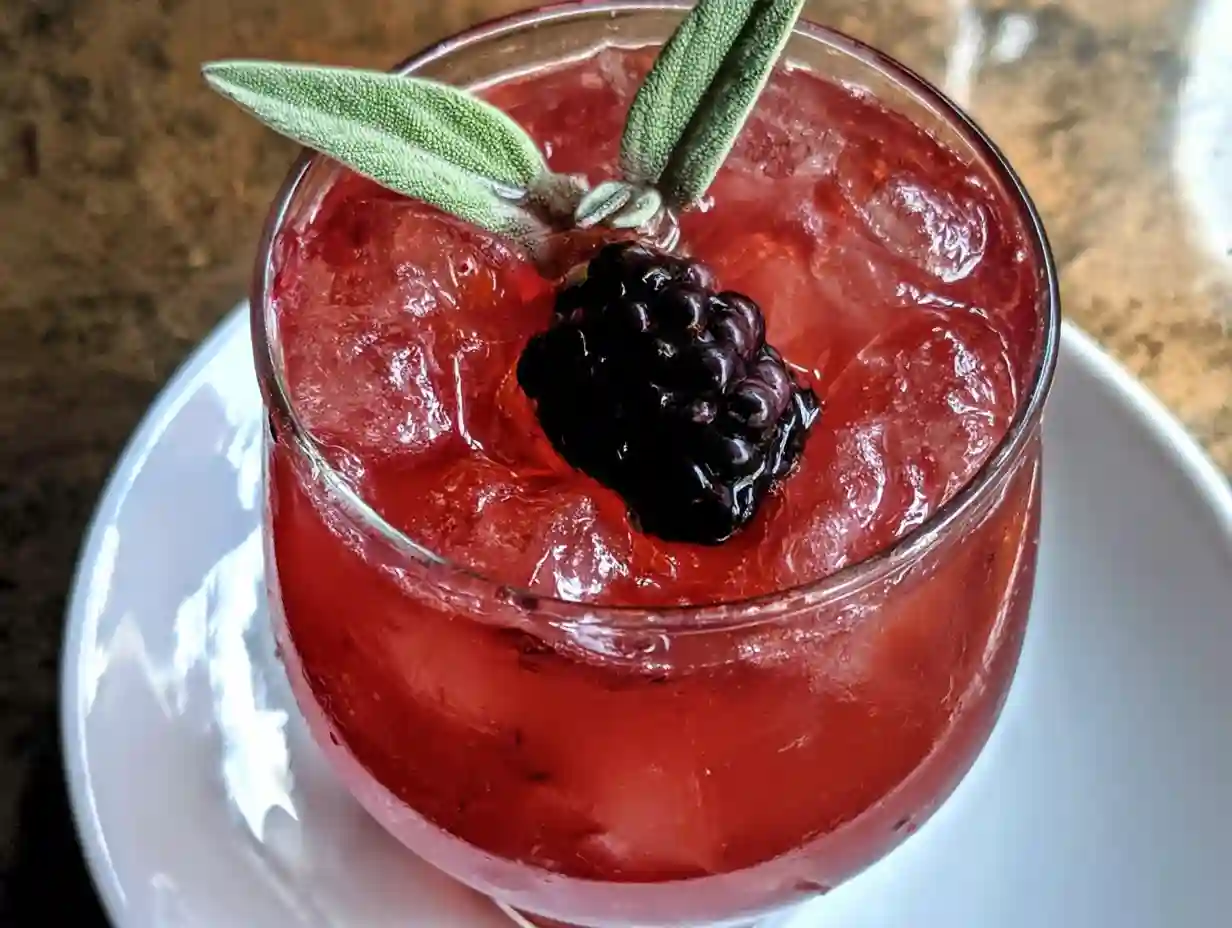 Blackberry Sage Iced Tea