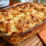 Coconut Cheesecake Bread Pudding