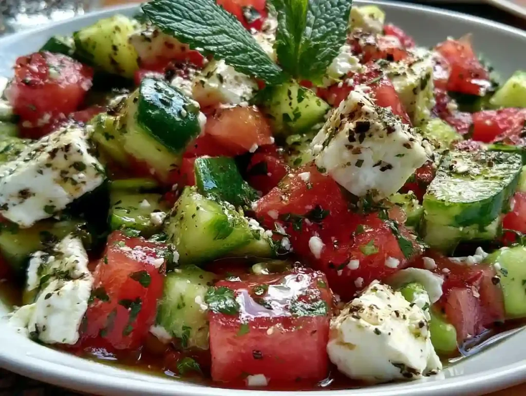 Feta Cucumber Salad