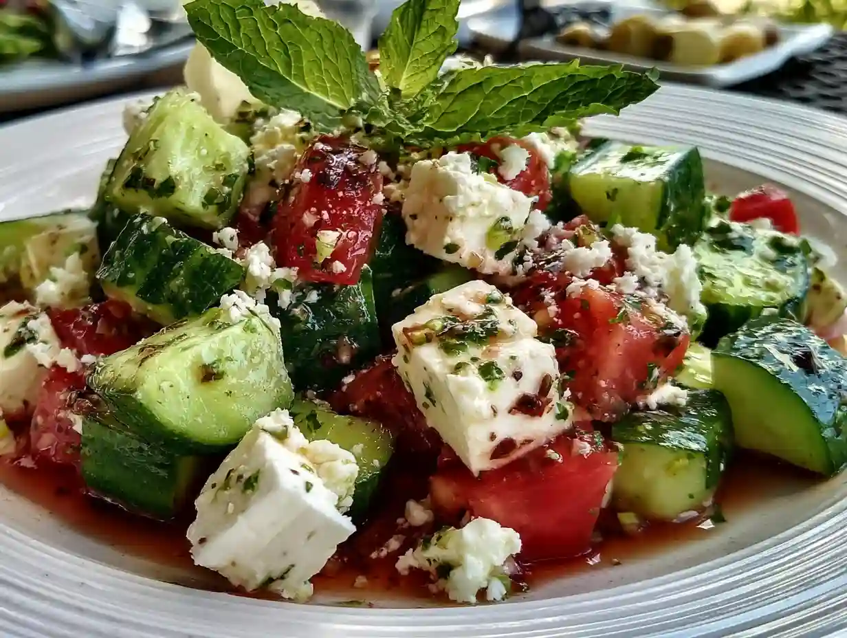 Feta Cucumber Salad
