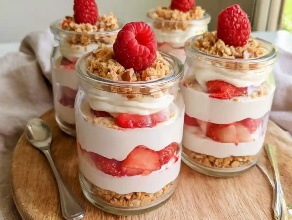 High Protein Cheesecake Jars