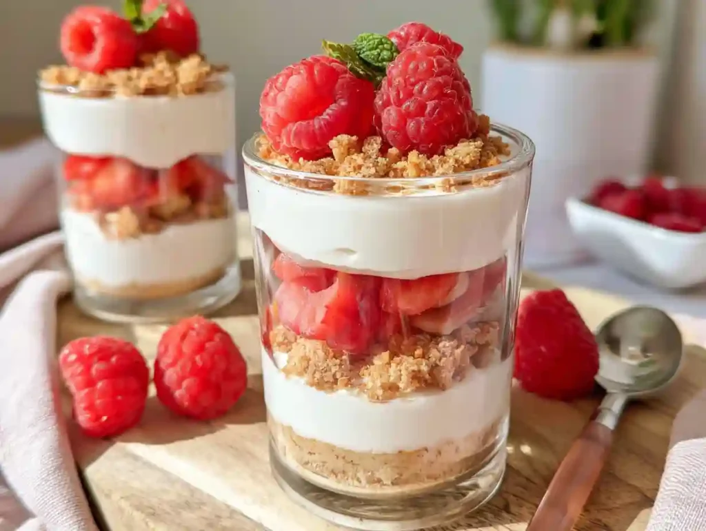 High Protein Cheesecake Jars