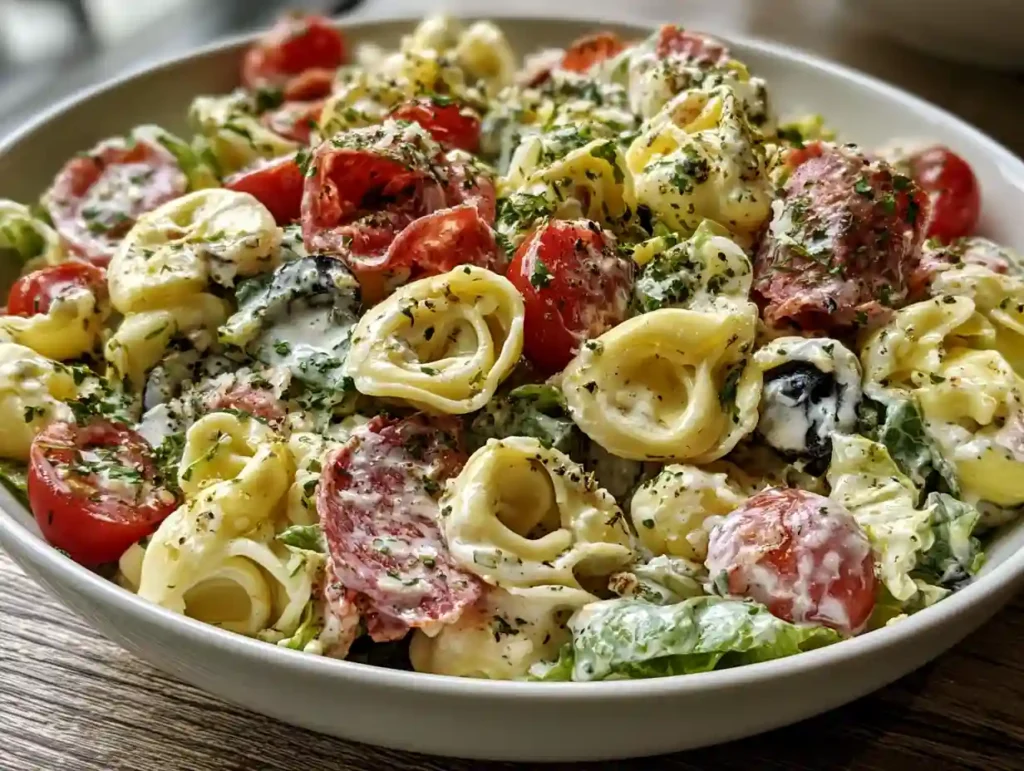 Italian Grinder Tortellini Salad