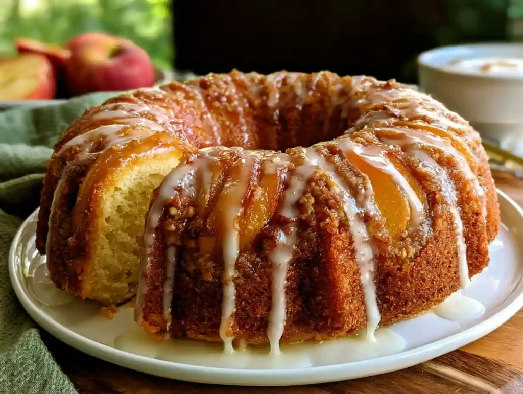 Peach Cobbler Bundt Cake