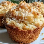 Pina Colada Muffins with Coconut Streusel Topping