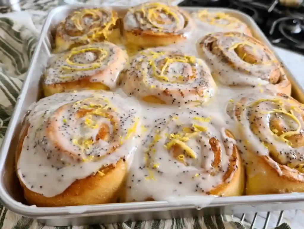 Poppy Seed Lemon Rolls