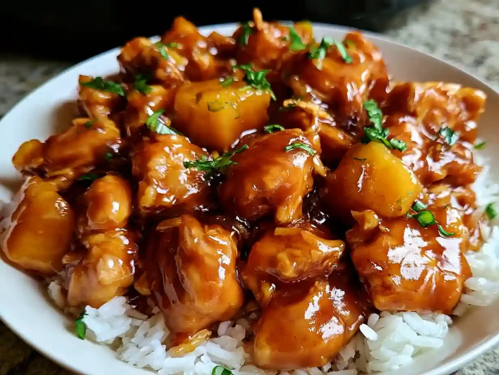 Sweet Hawaiian Crockpot Chicken