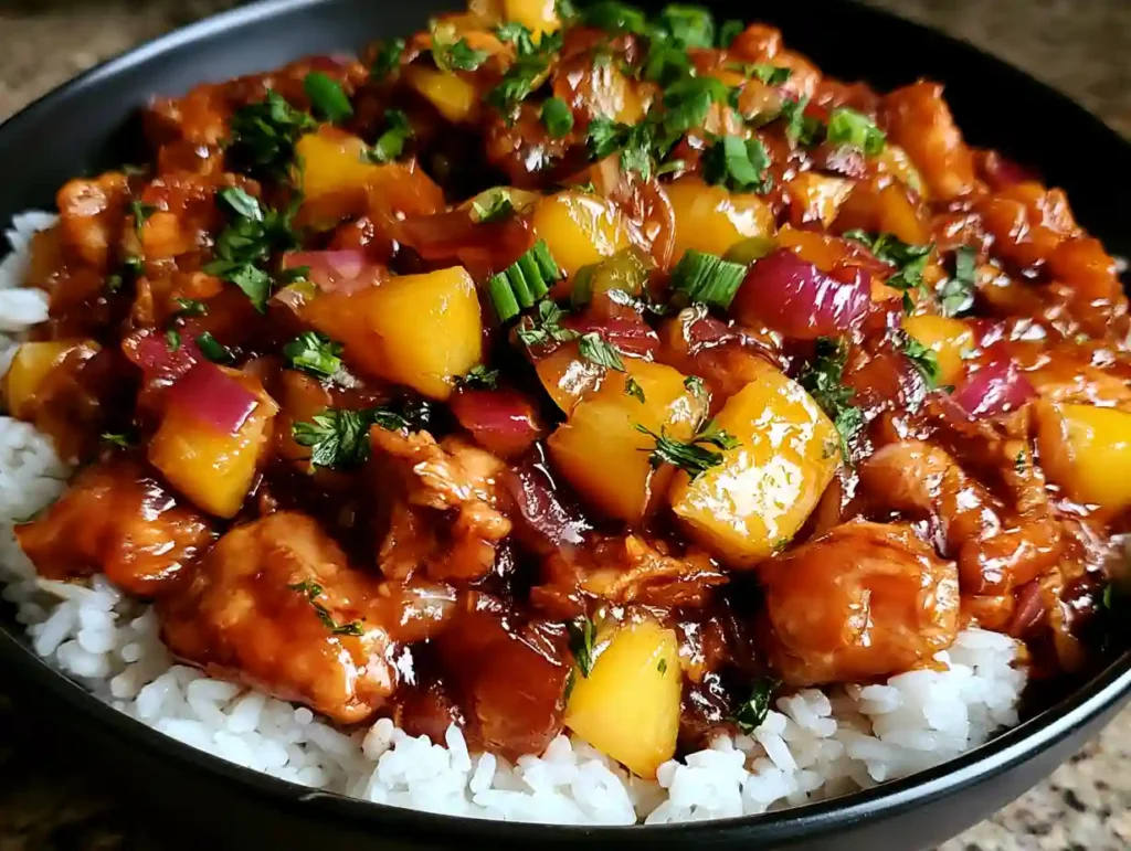 Sweet Hawaiian Crockpot Chicken