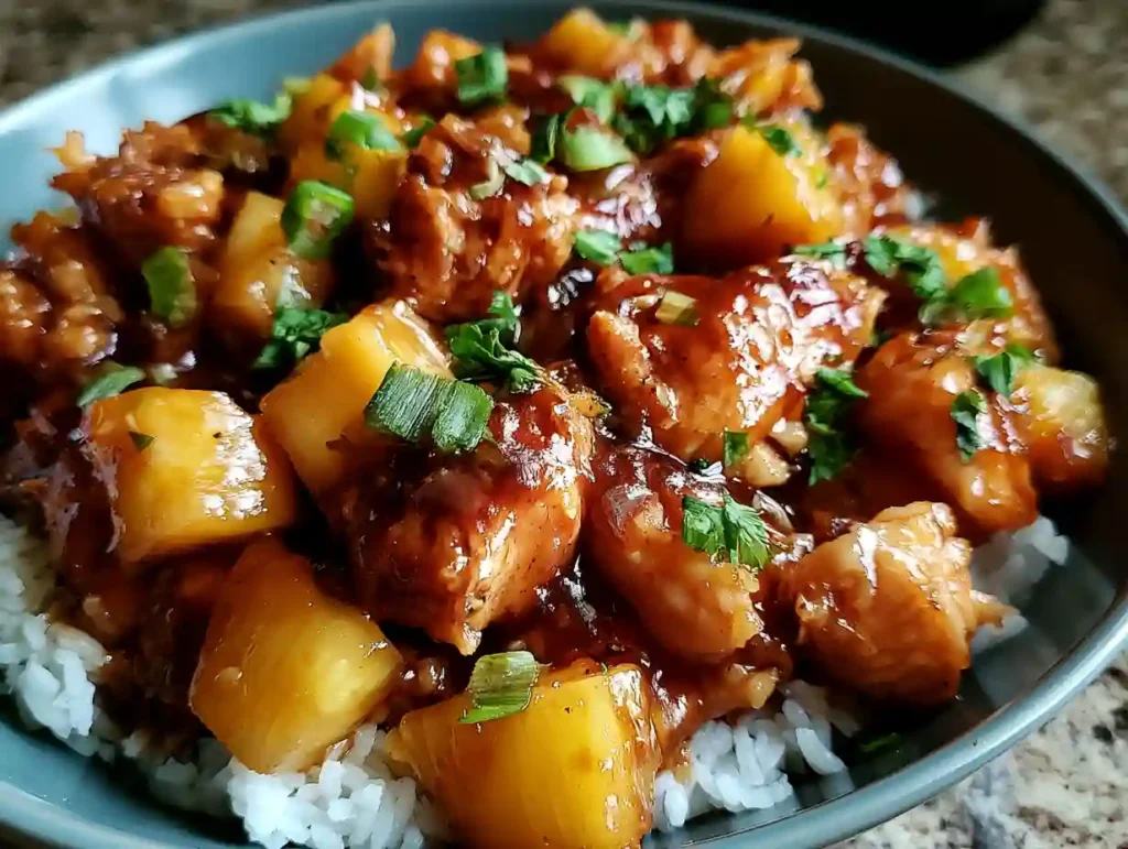 Sweet Hawaiian Crockpot Chicken