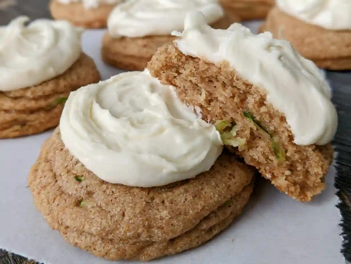 Zucchini Cookies with Cream Cheese Frosting Recipe