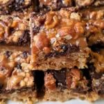 Keto Salted Caramel Magic Bars